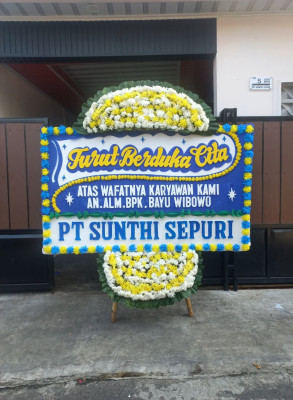 Papan Bunga Duka di Baginda